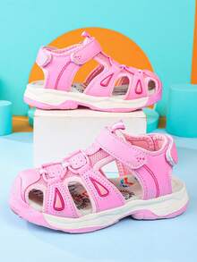 Children's Closed-Toe Lightweight Outdoor Sports Sandals, Suitable For Boys And Girls, Spring/Summer - Pink - View 12