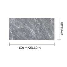 10 miếng dán tường trang trí 3D tự dính, miếng dán tường giả gạch men, trang trí tường tự dính, miếng dán tường phòng tắm chống thấm nước, tấm nhựa nhôm - 10Pcs - Xem 3