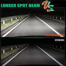 Pair Of 6000k Recessed Square LED Auxiliary Lights For Car And Motorcycle - A - View 8