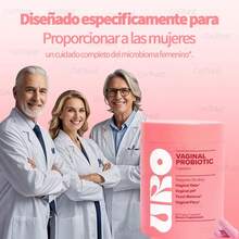 URO 5pcs Premium Probiotic Formula for Women | Prebiotics + Probiotics | 60 Vegetarian Capsules | Intestinal Health And Intimate Microbiome | Comprehensive Care for Women - 5 piezas - Ver 2