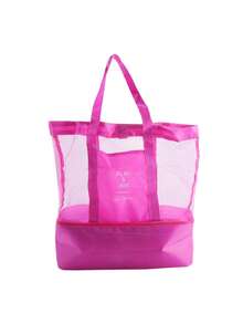 Waterproof Lunch Bag, Swimming Bag, Travel Storage Beach Bag, Insulated Double-Layer Picnic Cooler Bag - Multicolor - View 6