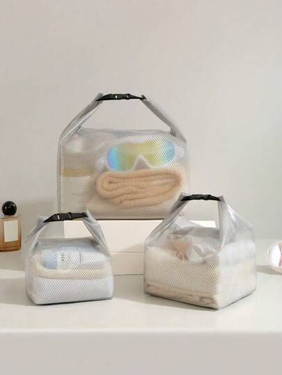 Túi đựng đồ chống thấm nước có tay cầm, túi chuyên dụng đựng đồ bơi và khăn tắm, túi đựng đồ vệ sinh cá nhân đa chức năng, túi tách đồ khô và ướt, vật dụng cần thiết cho các hoạt động thể thao ngoài trời, kỳ nghỉ hè, bơi lội, du lịch, unisex.