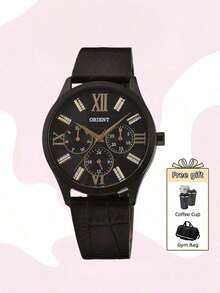 Orient Đồng hồ nữ FSW02001B0 dây da đen cổ điển, thanh lịch - màu đen - Xem 3