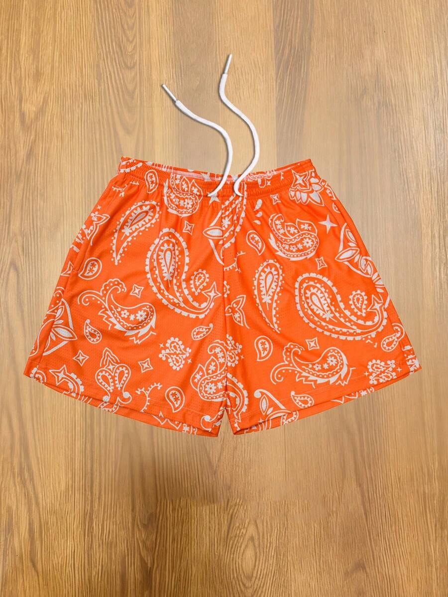 Men's Statement Print Shorts Fashion Designer Patterned Casual Daily Wear Shorts - Nhiều màu - Xem 1