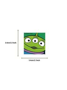 50pcs Disney Pixar Toy Story Official Licensed Waterproof PVC Stickers, Includes Buzz Lightyear, Woody, Jessie, Rex, Aliens And Other Characters, Cartoon Decals For Water Bottles, Notebooks, Phones, Laptops, Helmets, Cars, Luggage, Creative Gift For Friends, Fans, Collectors - Multicolor - View 10