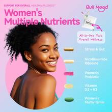 Quit Mood Women's 30-Day Daily Nutrition Pack | Multiple Nutrients Multivitamin Supplement With Capsules, Tablets & Softgels | Supports Energy, Immune & Overall Health & Wellness - 1 hộp, đủ dùng trong 30 ngày. - Xem 10