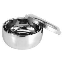 Herramienta de afeitado profesional para hombres, soporte, cepillo de pelo de tejón falso, Kit de tazón de taza de jabón de aleación - Peine para barba - Ver 8