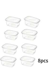 10 件可堆叠食品储存容器带盖，塑料午餐盒，适用于谷物、肉类、水果和蔬菜 - 适用于洗碗机和微波炉 - 彩色 - 查看 14