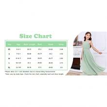 Girls A-Line Halter Maxi Dress - Flowy Chiffon Junior Bridesmaid Flower Girl Gown For Wedding Party & Pageant - 粉色 - 查看 10