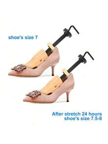 可调节木质鞋撑，防皱鞋型，耐用鞋型，防皱、吸湿、除臭，适合宽脚，男女通用鞋型，使鞋子完美贴合，缓解脚底老茧和老疖子，耐用鞋型，无需用电，适用于正装鞋、靴子和人造革鞋，母亲节礼物，卧室装饰，花园装饰，厨房装饰，夏季，海滩，旅行必备，房间装饰，柔软舒适，毕业季礼物 - A - 查看 10