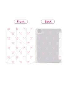 1pc Minimalist Bowknot Design Foldable Flat Tablet Protective Case, Multi-Angle Rotating Stand Tablet Cover, Compatible With 2025/10th Gen/10.2" Pro 11 2021/2020/Mini 6&7, Galaxy Tab A8 10.5" 2022, With Pen Slot, Anti-Drop, Tablet Stand Protective Shell, Romantic & Practical Gift For Tablet Users - Multicolor - View 4