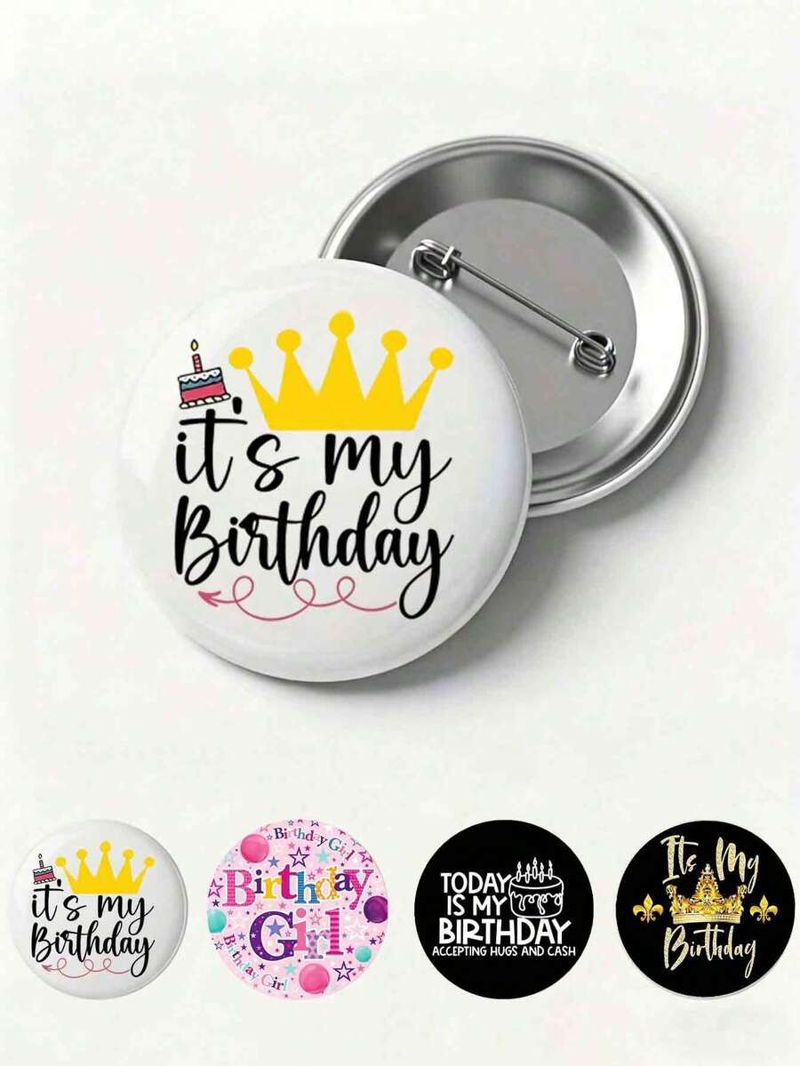 2026 New Fashion Cartoon Animal Shaped Brooch/Round Pin, Unisex Design, Interesting Gift For Friends, Colleagues, Students - Multicolor - View 1