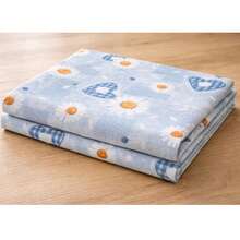 Toalha Térmica de Mesa Flores Brancas Impermeável Antiderrapante Lavável Decoração Cozinha - Branco - Visão 5