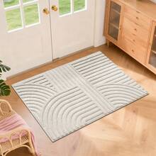 Pauwer Washable Area Rugs For Living Room Modern Beige Solid Color Soft Fluffy Rugs For Bedroom Non Slip Boho Accent Indoor Mat Floor Carpet Cover For Kids Room Dining Room Kitchen Office, Beige - 米色 - 查看 16