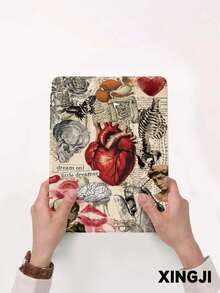 1 chiếc ốp bảo vệ máy tính bảng họa tiết giải phẫu người, tương thích với các dòng máy 10.2" 10th/ (A16) 11" 11th 2025, Pro 11" 2021/2020, Galaxy Tab A8 10.5" 2022, Matepad 10.4/Tab, có khe cắm bút cảm ứng, chống rơi, giá đỡ máy tính bảng, tự động tắt/mở màn hình. - Nhiều màu - Xem 4