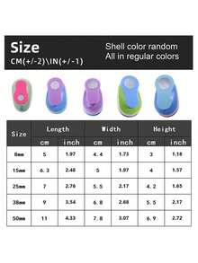 Handmade Round Punch Tool For Embossing Machine - Multicolor - View 4