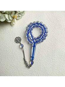 1pc 45 Beads Single Strand Muslim Prayer Beads Pendant - Multicolor - View 6