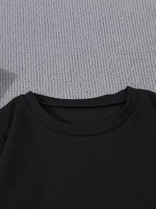 T-shirts för pojkar under 18 år - Svart - Visa 3