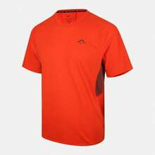 Nike Men's AS M NK DFADV SOLAR CHASE SS Short Sleeve T-Shirt, Knit Crew Neck, THJ3581-633 - Red - View 1