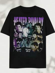 2026, Camiseta con Calefacción Estilo de Moda 2026 W Rivalry Ilya Rozanov |   Camiseta de Shane Hollander, Camiseta de Hollander y Rozanov, Camiseta a juego para parejas de Hudson Williams y Connor Storrie |   Camiseta de estilo casual con estampado geométrico - Hecha de algodón puro, es suave y transpirable, adecuada tanto para hombres como para mujeres. Es una camisa informal adecuada para todas las estaciones y un recuerdo elegante. Es adecuado para el uso diario, los entusiastas de la moda urbana y los amantes de la música. - Negro - Ver 6