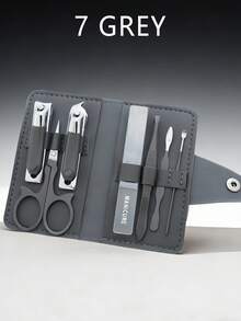 4pcs Nail Clippers Set Stainless Steel Nail Clippers & Slant Toenail Clipper Cutter For Men And Women Travel Grooming Kit - Multicolor - View 12