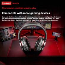 Lenovo EH140 Pro Wireless Gaming Headset Ultra Low Latency 3D Spatial Audio Noise Canceling Mic For PC PS5 Mobile - View 7