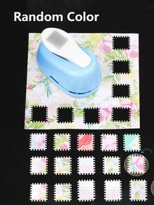 (Màu sắc của máy dập nổi là ngẫu nhiên, hình ảnh không hiển thị tất cả các màu, sản phẩm thực tế nhận được có thể khác) 1 Máy dập nổi hình dạng con dấu/hình khối lượn sóng/hình tròn lượn sóng/hình xoắn ốc dễ dàng tự làm - Nhiều kiểu dáng - Xem 6