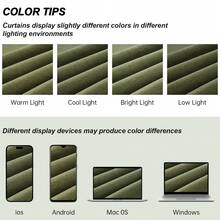 6 Panels Natural Pinch Pleated Semi-Shading Curtains Textured Linen Blended Window Curtains For Living Room Bedroom Pinch Pleat Drapes With Hooks - 綠色 - 查看 9