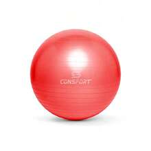 Bola Suíça para Pilates e Ginástica 55cm Vermelha - Vermelho - Visão 6