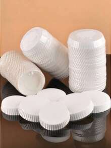 50/100/150个一次性纸杯盖，适用于咖啡馆、酒店、KTV、酒吧、咖啡杯、玻璃容器等的热饮/饮料杯盖，直径2.76英寸白色纸杯盖 - 彩色 - 查看 8