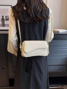 New Versatile Shoulder Bag - White - View 4