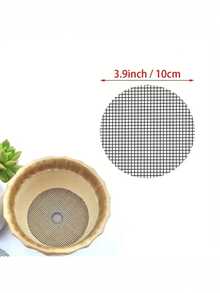 50PCS Pot Hole Mesh Pad Mat Grid Round Drainage Hole Screen For Pot Bottom Prevent Soil Loss Anti Bonsai Flower Plant Gardening Tools - Multicolor - View 14