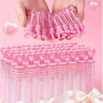 Set de 5/12/20/30 piezas de varitas de burbujas con forma de corazón - Ideal para ocasiones románticas, recuerdos de fiesta y regalos - Adecuado para bodas, despedidas de soltera, cumpleaños, aniversarios y celebraciones del Día de San Valentín (No incluye líquido)