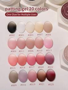 FRESCOBALDI 20 Colors High Saturation Semi-Solid Gel Nail Polish, Suitable For Nail Salons And DIY Use All Year Round - Multicolor - View 5