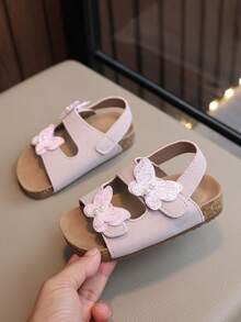 Children's Shoes, Summer Girls' Sandals, Boys' Roman Shoes, Kids' Beach Shoes, Baby Shoes - Pink - View 1