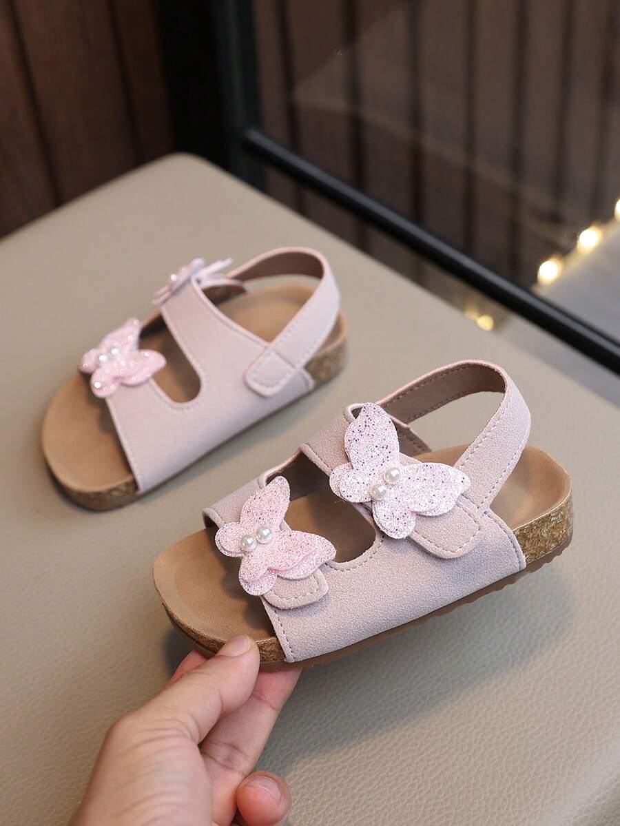 Children's Shoes, Summer Girls' Sandals, Boys' Roman Shoes, Kids' Beach Shoes, Baby Shoes - Pink - View 1