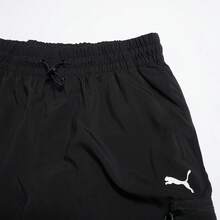 Puma Men's Drawstring Straight Leg Woven Shorts, Running Sports Pants 68380501, Spring/Summer - Black - View 3