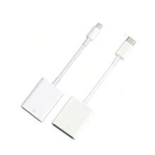 Dual Slot SD/TF Card Reader Adapter With Lightning And USB-C, Portable Camera Photo Viewer, Plug And Play, Compatible With IPhone 17/16/15/14/13/12/11/XS/8/7/6, Android And Cameras - White - View 3