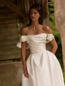 Wedding Dresses - White - View 4