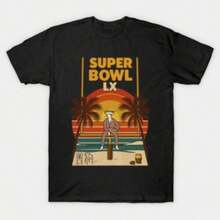 Męska koszulka z krótkim rękawem Lx Palm Beach Unisex 2026 Summer Niche Personality, koszulka z krótkim rękawem Unisex 2026 Summer Retro Style, koszulka z krótkim rękawem Summer Brand 2026, prosta i uniwersalna, odporna na zagniecenia i trwała, odpowiednia na rodzinne posiłki. - Czarne - Zobacz 1