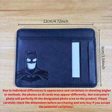 Warner Bros. Wallet, Superhero-Themed, Ultra-Thin And Minimalist, Can Be Used As An ID Card Holder, Unisex, Front Pocket Security Wallet, Perfect Father'S Day Gift, Durable Bi-Fold Wallet, Multi-Card Slot Design. - Multicolor - View 2