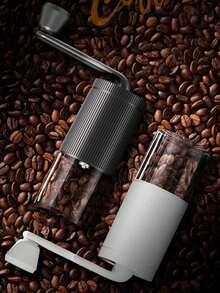 Manual Coffee Grinder, Portable Hand Crank Coffee Bean Mill, Hand Operated Coffee Grinder - Multicolor - View 2