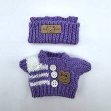 [Apparel Only] 1st & 2nd Generation Hanging Doll Clothes: Knitted Sweater, Hat, Scarf, Small Bag, Accessories - Multicolor - View 14