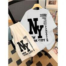 Men's Set 100% Cotton New York 1886 - White - View 2