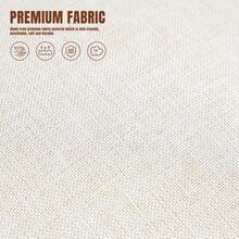 Sweetcrispy Mid-Century Modern Accent Chair With 5.9'' Thick Cushioned Seat, Solid Wood Frame Armchair For Living Room And Bedroom - 米色 - 查看 6