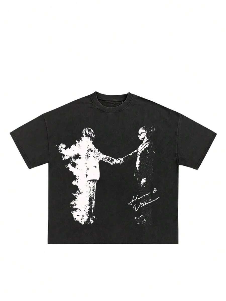 Men T-Shirts - Black - View 1