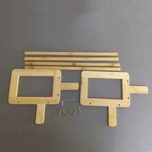 1pc Business Office Desktop File Rack | Wooden Small Book Storage Rack, Study Document Organizing Rack, Independent Stand, Assembled Height Less Than 27 Inches - Multicolor - View 9