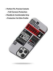 Fashion Phone Case - Suitable Compatible With Apple 11, 15 Series, 14, 13, 16PM, 17 Series, Heart Pattern Phone Case | Layout Phone Case Aesthetic | Street Style Phone Case | Shock-Proof Protection | Gift For Girls - Multicolor - View 3