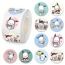 SANRIO 1 rolka (500 arkuszy) , , rolka naklejek  - urocze naklejki z motywem kreskówek, idealne do rękodzieła, dekoracji pamiętnika, pieczętowania i notatnika - F - Zobacz 14