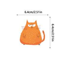 500pcs/Roll Cat Sticker Tapes, Aesthetic 1 Inch Labels With 8 Patterns, Self-Adhesive Stationery Seals For Scrapbooking, Envelopes, Party Supplies, Rewards & Motivation - Black - View 10